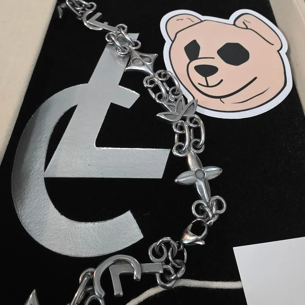 Lcove Legacy Chain Necklace Silver Luxury Streetwear Jewelry